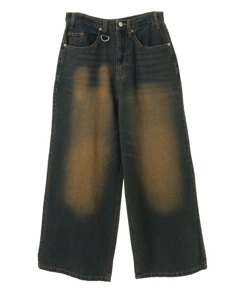 CRAFT STANDARD BOUTIQUE(クラフトスタンダードブティック)の「【WEB限定】オーバーダイデニムバギーパンツ(デニムパンツ・メンズ・ネイビー/ブラック・XL/L/M)」の7枚目の写真