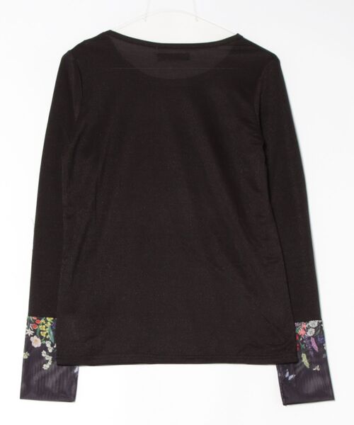 ROBERTO CAVALLI 蝶プリント 長袖Tシャツ ROBERTO CAVALLI 蝶プリント 長袖Tシャツ