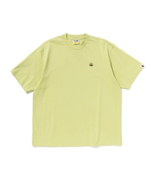 A BATHING APE(アベイシングエイプ)の「ONE POINT BAPE BEE RELAXED FIT TEE(Tシャツ/カットソー・メンズ・グリーン/ホワイト/グレー/ブラック・MEDIUM/SMALL/XX-LARGE/X-LARGE/LARGE)」の4枚目の写真