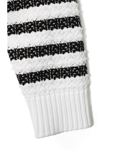 COEL（コエル）の「セーラーボーダーカーディガン（ニット/セーター・レディース・ブラック/ホワイト・FREE）」の20枚目の写真