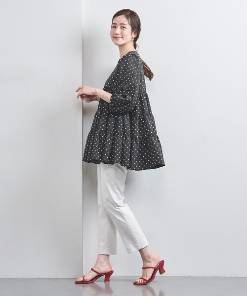新品タグ付き✨ユナイテッドアローズ　ティアード　チュニック　ブラウス　白　6SL UNITED ARROWS LTD. OUTLET｜P ティアード チュニック ブラウス