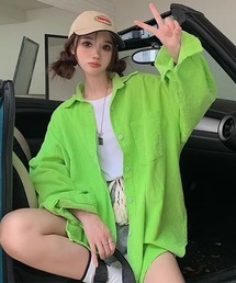 STONE  コーデュロイシャツ オリーブグリーン 40s～50s Arrow Corduroy Shirt 40年代 アロー 開襟シャツ