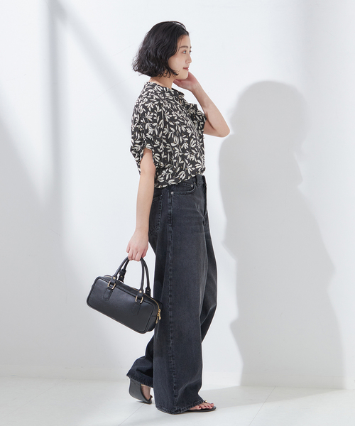 journal standard L'essage(ジャーナルスタンダードレサージュ)の「《追加2》DEVEAUX GOLDラメモノトーンシャツ(シャツ/ブラウス・レディース・ブラック系その他/ブラックミックス/オートミール・FREE)」の11枚目の写真