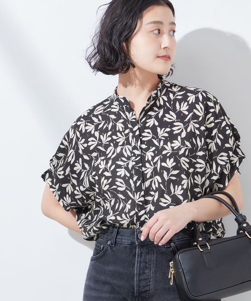 【全商品オープニング価格 特別価格】 追加2》DEVEAUX GOLDラメモノトーンシャツ（シャツ/ブラウス トップス