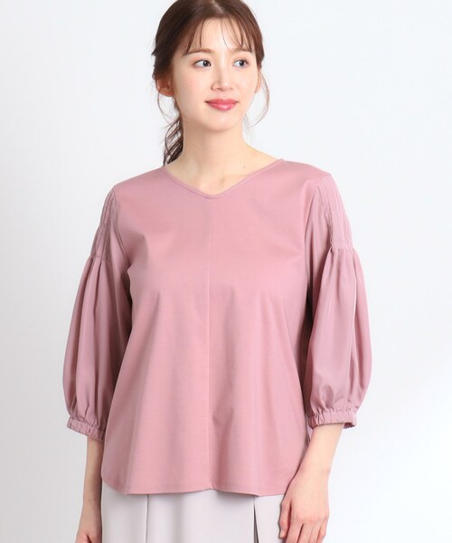 ブラウス シャツ 「夏SALE／スカートにもパンツにも合わせやすい」キレイめTブラウス レディース セール】【夏SALE／スカートにもパンツにも合わせやすい】キレイ