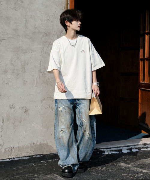 MARVEL（マーベル）の「【neos】MARVEL マーベル ルーズシルエット スパイダーマン キャプテンアメリカ ビンテージライク ユーズド風 アメコミ プリント Tシャツ（Tシャツ/カットソー・メンズ・ホワイト系1/ホワイト系2/グレー系1/グレー系2・MEDIUM/LARGE/X-LARGE）」の13枚目の写真