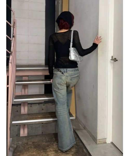 限定値下げ　SLY★LAYERED STRAIGHT PT-C セール】LAYERED STRAIGHT PT-C レイヤード ストレート パンツ