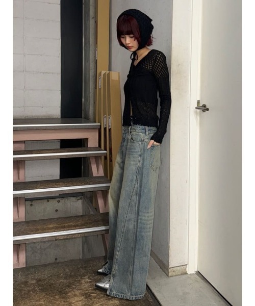 LAYERED STRAIGHT PT-C レイヤード ストレート パンツ シー