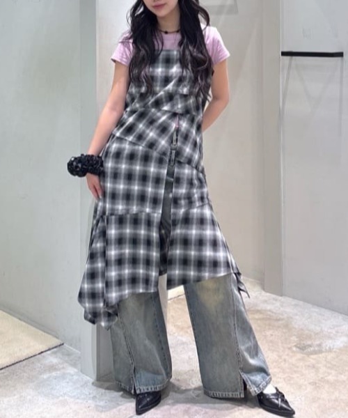 LAYERED STRAIGHT PT-C レイヤード ストレート パンツ シー