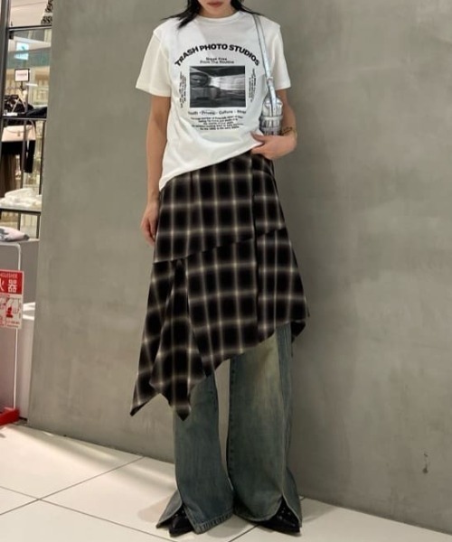 LAYERED STRAIGHT PT-C レイヤード ストレート パンツ シー