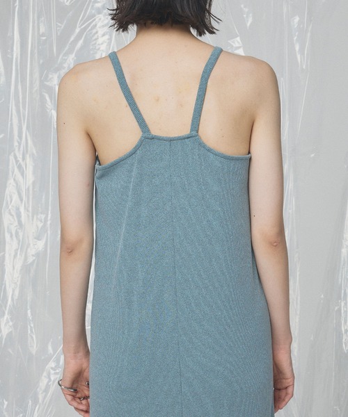 ELLEgirl（エルガール）の「パフスリーブカーディガンアンサンブルワンピース【ELLEgirl/エルガール】（ワンピース・レディース・イエロー/サックスブルー・FREE）」の4枚目の写真