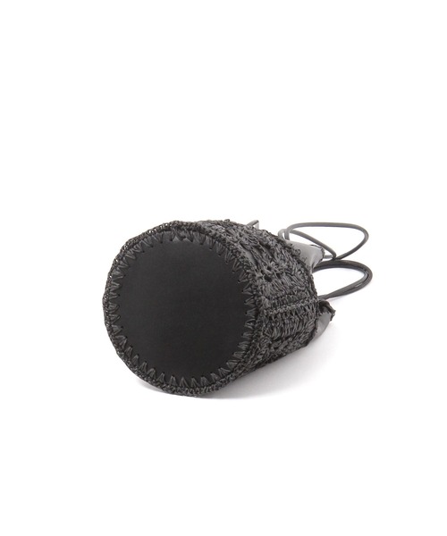 健康・医学 reiwa LEPSIM（レプシィム）の「フェイクレザー＊マクラメコンビバッグ