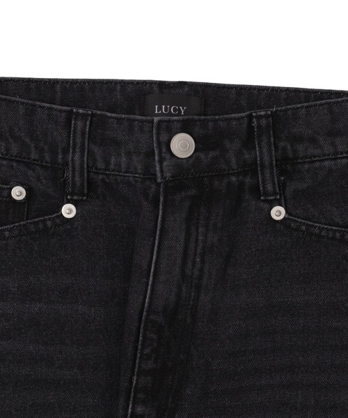 LUCY（ルーシー）の「LUCY/フリンジラインストレートデニム（デニムパンツ・メンズ・ブラック系2・MEDIUM/LARGE）」の13枚目の写真