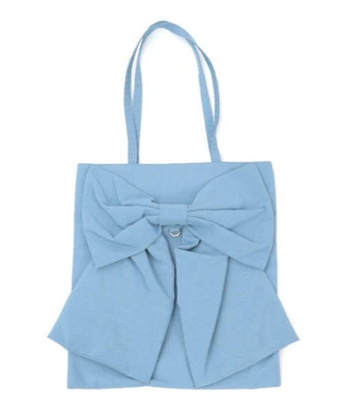 axes femme(アクシーズファム)の「タテ型ビッグリボントート(トートバッグ・レディース・キナリ/ミント/ブルー・FREE)」の19枚目の写真