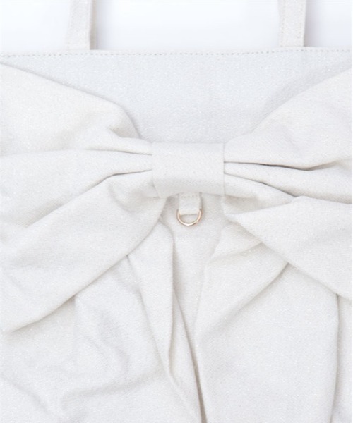 axes femme(アクシーズファム)の「タテ型ビッグリボントート(トートバッグ・レディース・キナリ/ミント/ブルー・FREE)」の9枚目の写真