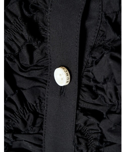RUMCHE(ラムシェ)の「Shirring Cotton Shirt / シャーリングコットンシャツ(シャツ/ブラウス・レディース・ブラック/ホワイト・FREE)」の18枚目の写真
