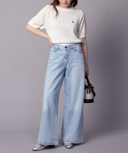 Levi's(リーバイス)の「Levi's (R) 94 BAGGY WIDE LEG /バギーワイドレッグ A5929(デニムパンツ・レディース・ネイビー系/ブラック/ライトブルー/ブルー系・24inch/25inch/26inch/27inch/28inch)」の16枚目の写真