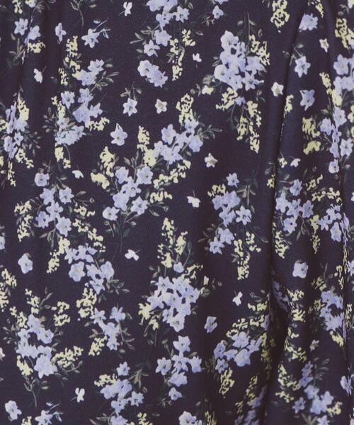 index（インデックス）の「スタンドネック小花柄ワンピース【洗濯機洗い可/イージーアイロン】（ワンピース・レディース・ピンク系5/パープル系1/ネイビー系・36/42/40/38）」の15枚目の写真