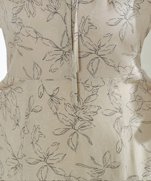 Lace Ladies（レースレディース）の「花柄 キャンディースリーブ ドッキング ワンピース（ワンピース・レディース・ブラック/ベージュ/アイボリー・FREE/S）」の20枚目の写真