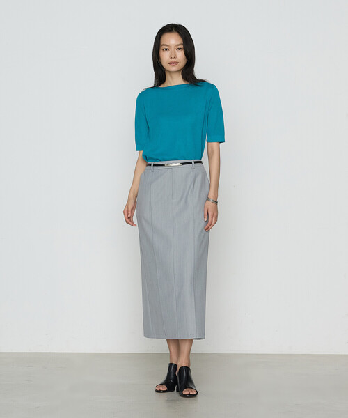 COMME CA（コムサ）の「ヴィンテージライトツイル スカート（スカート・レディース・ブラック/グレー・11号/9号）」の5枚目の写真