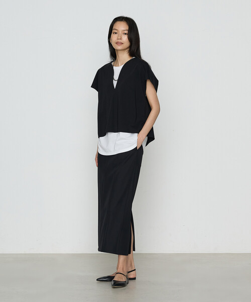 COMME CA（コムサ）の「ヴィンテージライトツイル スカート（スカート・レディース・ブラック/グレー・11号/9号）」の8枚目の写真