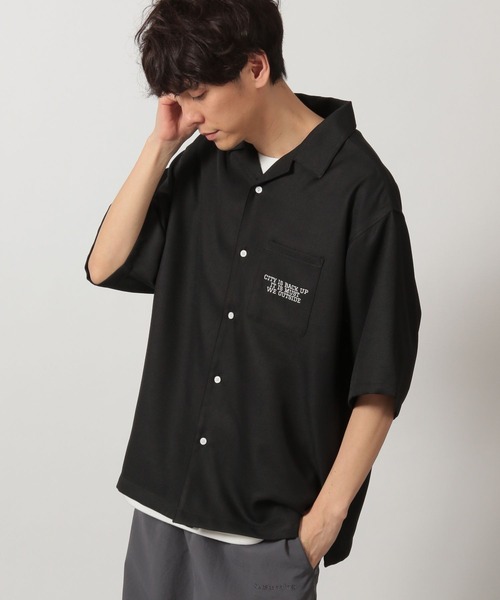 セール】バックワッペン半袖シャツ / 425810（シャツ/ブラウス