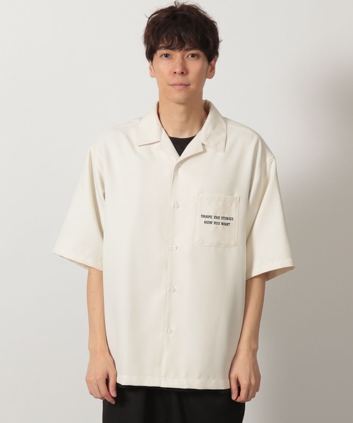セール】バックワッペン半袖シャツ / 425810（シャツ/ブラウス