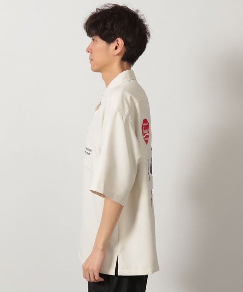 セール】バックワッペン半袖シャツ / 425810（シャツ/ブラウス