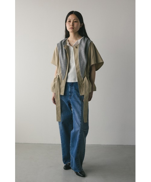 コート mimi 小さいサイズ ミドル丈トレンチコート 低身長さん・小柄女性