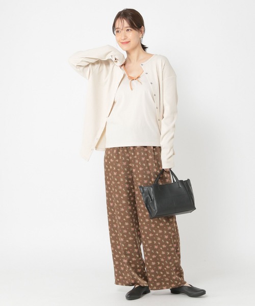 studio CLIP（スタディオクリップ）の「【WEB/一部店舗限定商品】USAコットンUネックリボンリンガータンク（タンクトップ・レディース・ネイビー/ライトグレー/ホワイト・MEDIUM/LARGE）」の14枚目の写真