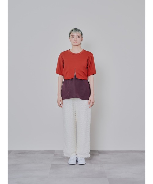 DOLLUPOOPS（ドールアップウップス）の「フリンジジャガードパンツ（その他パンツ・レディース・ブラック/オフホワイト・38）」の18枚目の写真