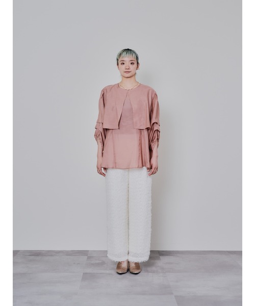 DOLLUPOOPS（ドールアップウップス）の「フリンジジャガードパンツ（その他パンツ・レディース・ブラック/オフホワイト・38）」の22枚目の写真