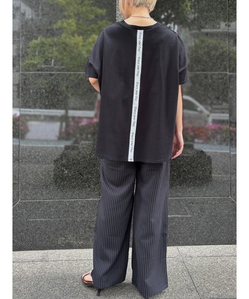 Day and Grade(デイアンドグレイド)の「ストライプ柄イージーパンツ(その他パンツ・レディース・ネイビー/ブラック・FREE)」の14枚目の写真