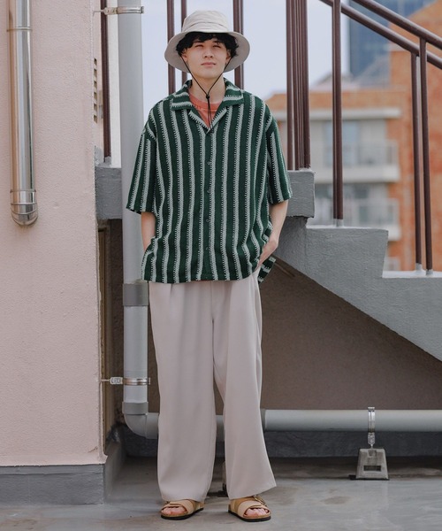 niko and...（ニコアンド）の「マルチ機能ロゴサファリハット（ハット・メンズ・ライトグレー/ダークブルー/ブラック・FREE）」の5枚目の写真