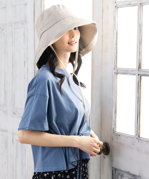 QUEENHEAD（クイーンヘッド）の「セーラーブリムアップハット（ハット・レディース・チャコールグレー/ブラウン系その他/ナチュラル/ブラック・XX-LARGE/FREE/X-LARGE）」の15枚目の写真