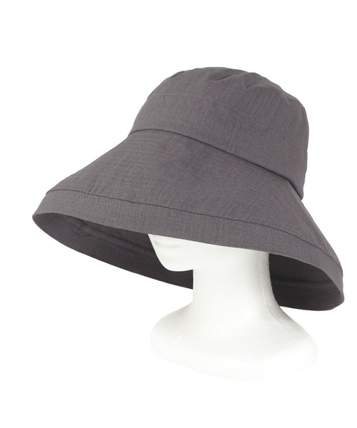 QUEENHEAD（クイーンヘッド）の「セーラーブリムアップハット（ハット・レディース・チャコールグレー/ブラウン系その他/ナチュラル/ブラック・XX-LARGE/FREE/X-LARGE）」の17枚目の写真