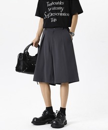 Ressaca（レサーカ）の「ルーズシルエットタックワイドスラックスショートパンツ（スラックス・レディース）」