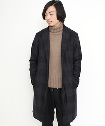 Lui's | Lui's(ルイス) チェック柄ショールカラーコート(その他アウター)