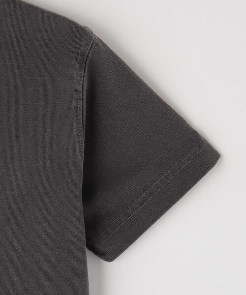 Dessin(デッサン)の「【リンクコーデ】ピグメントTシャツ(Tシャツ/カットソー・キッズ・チャコールグレー/ピンク系/カーキ・11/12/13/14)」の7枚目の写真