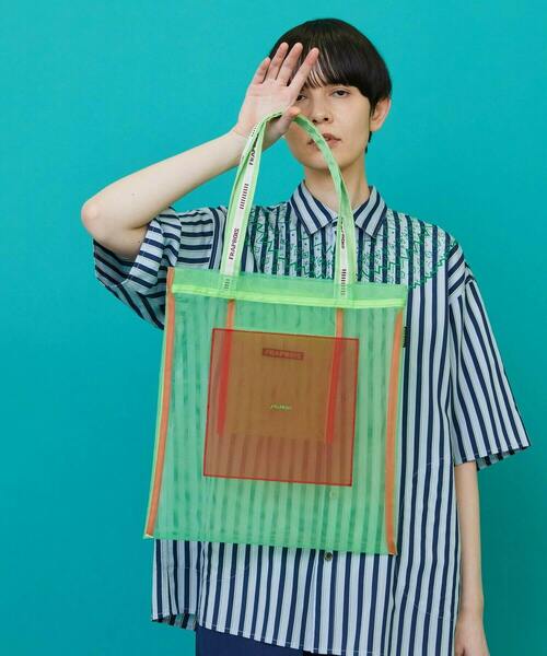 FRAPBOIS（フラボア）の「アミロゴトート（トートバッグ・レディース・ピンク/ライム/グリーン・FREE）」の2枚目の写真