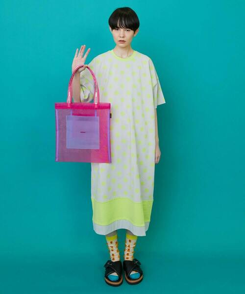 FRAPBOIS（フラボア）の「アミロゴトート（トートバッグ・レディース・ピンク/ライム/グリーン・FREE）」の10枚目の写真