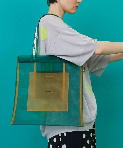 FRAPBOIS（フラボア）の「アミロゴトート（トートバッグ・レディース・ピンク/ライム/グリーン・FREE）」の5枚目の写真