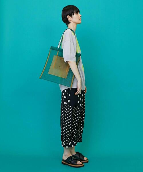 FRAPBOIS（フラボア）の「アミロゴトート（トートバッグ・レディース・ピンク/ライム/グリーン・FREE）」の4枚目の写真