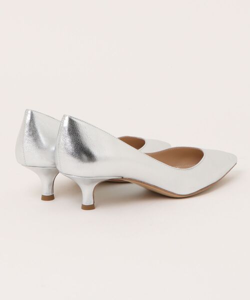 FABIO RUSCONI（ファビオルスコーニ）の「【FABIO RUSCONI/ファビオ ルスコーニ】レザー パンプス 5㎝ヒール（パンプス・レディース・ブラック/シルバー・36/37/38/39）」の4枚目の写真