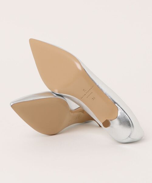 FABIO RUSCONI（ファビオルスコーニ）の「【FABIO RUSCONI/ファビオ ルスコーニ】レザー パンプス 5㎝ヒール（パンプス・レディース・ブラック/シルバー・36/37/38/39）」の3枚目の写真