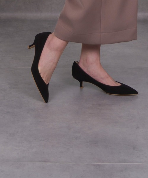 FABIO RUSCONI（ファビオルスコーニ）の「【FABIO RUSCONI/ファビオ ルスコーニ】レザー パンプス 5㎝ヒール（パンプス・レディース・ブラック/シルバー・36/37/38/39）」の22枚目の写真