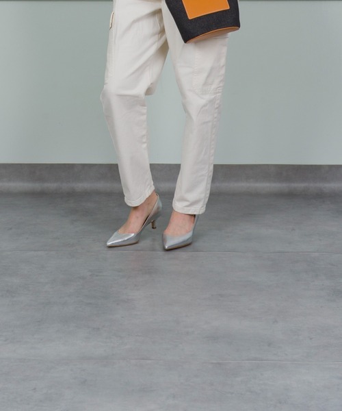 FABIO RUSCONI（ファビオルスコーニ）の「【FABIO RUSCONI/ファビオ ルスコーニ】レザー パンプス 5㎝ヒール（パンプス・レディース・ブラック/シルバー・36/37/38/39）」の6枚目の写真