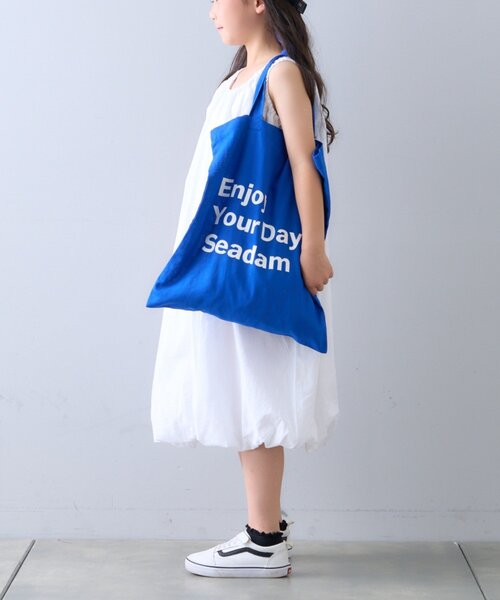 CIAOPANIC TYPY（チャオパニックティピー）の「【KIDS】【India】バルーンギャザーワンピース（ワンピース・キッズ・ホワイト/レッド/ブラック/サックスブルー・LARGE/X-LARGE/XX-LARGE/SMALL/MEDIUM）」の19枚目の写真