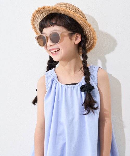 CIAOPANIC TYPY（チャオパニックティピー）の「【KIDS】【India】バルーンギャザーワンピース（ワンピース・キッズ・ホワイト/レッド/ブラック/サックスブルー・LARGE/X-LARGE/XX-LARGE/SMALL/MEDIUM）」の11枚目の写真