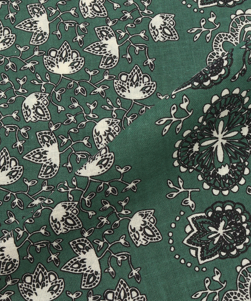 417 EDIFICE（フォーワンセブンエディフィス）の「MOISMONT / モワモン Scarf 675（バンダナ/スカーフ・メンズ・サックスブルー/ブラウン/レッド/グリーン/ネイビー/イエロー・FREE）」の7枚目の写真